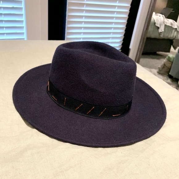 Universal Thread Accessories - Navy Blue Wide Brim Hat